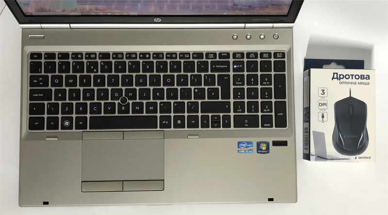 Ноутбук HP Elitebook 8560p / 15.6" (1600x900) / i7-2620M / 8GB / 500GB HDD / AMD Radeon HD 6470M, 1GB / Win10Pro / сканер отпечатка - Б/у