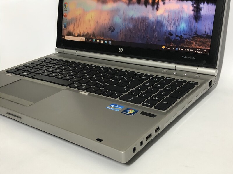 Ноутбук HP Elitebook 8560p / 15.6" (1600x900) / i7-2620M / 8GB / 500GB HDD / AMD Radeon HD 6470M, 1GB / Win10Pro / сканер отпечатка - Б/у