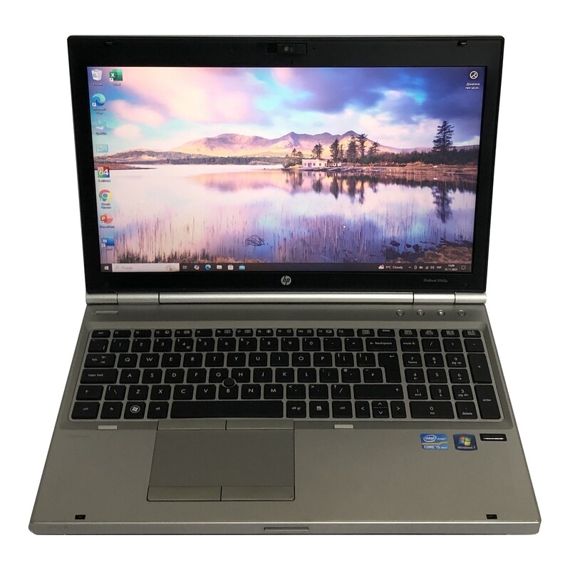 Ноутбук HP Elitebook 8560p / 15.6" (1600x900) / i7-2620M / 8GB / 500GB HDD / AMD Radeon HD 6470M, 1GB / Win10Pro / сканер отпечатка - Б/у