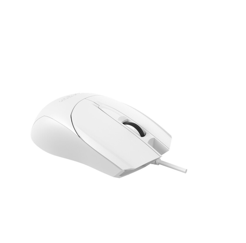 Миша A4Tech OP-750S White