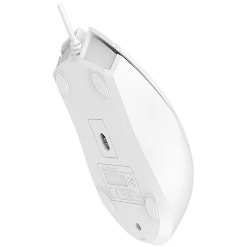 Миша A4Tech OP-750S White
