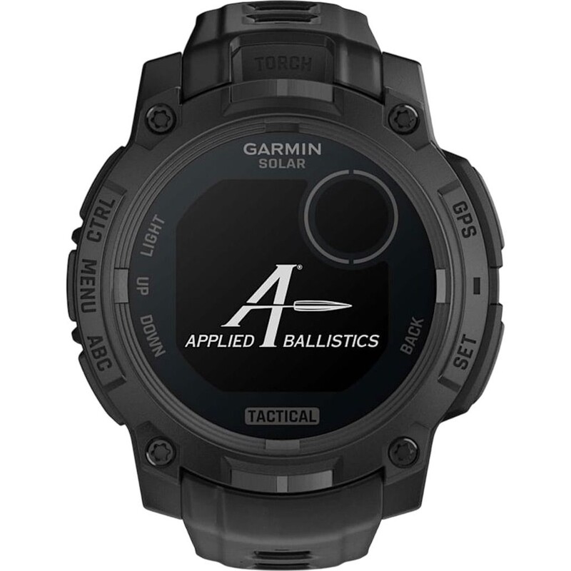Смарт-часы Garmin Instinct 3 45mm Tactical Solar Black with Black Silicone Band (010-02934-50)