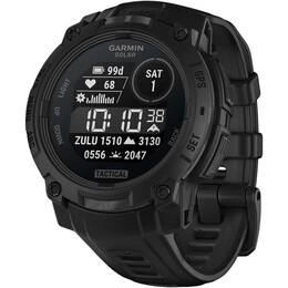 Смарт-годинник Garmin Instinct 3 45mm Tactical Solar Black with Black Silicone Band (010-02934-50)