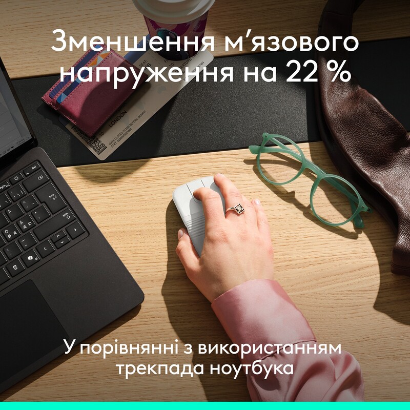 Мышь беспроводная Logitech Mobi Fold White (910-007631)