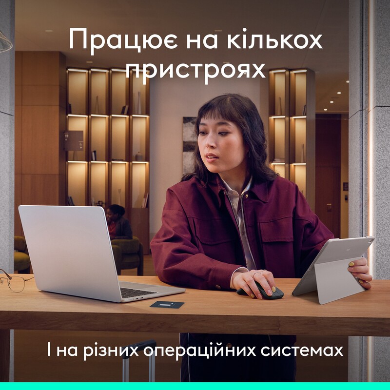 Мышь беспроводная Logitech Mobi Fold White (910-007631)