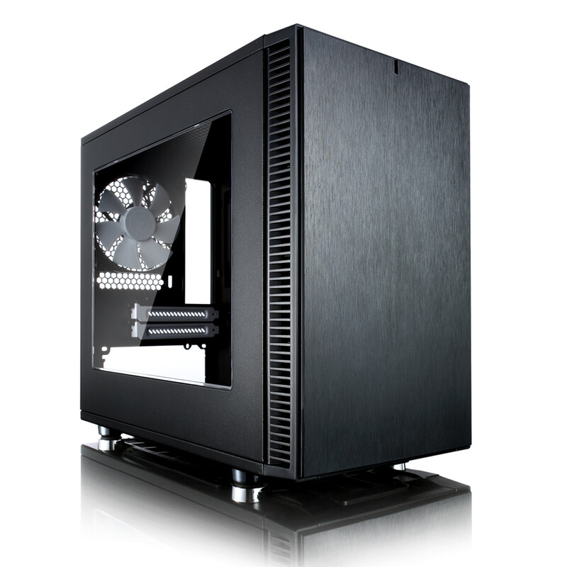 Корпус Fractal Design Nano S Black Window (FD-CA-DEF-NANO-S-BK-W)