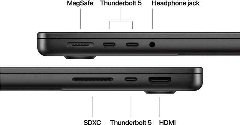 Ноутбук Apple MacBook Pro 14" M5 Pro 24/1TB 2026 (MGDR4UA/A) Space Black