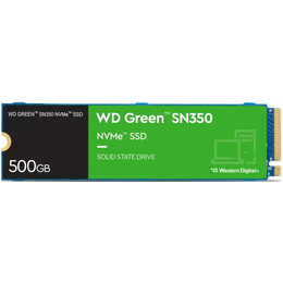 Накопичувач SSD 500GB WD Green SN350 M.2 2280 PCIe 3.0 x4 3D TLC (WDS500G2G0C)