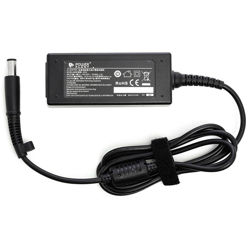 Блок живлення PowerPlant для ноутбука HP 220V, 19.5V 45W 2.31A, 7.4х5.0мм (HP45G7450)