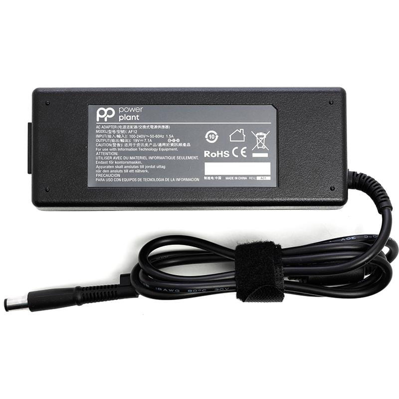 Блок живлення PowerPlant для ноутбука HP 220V, 19V 135W 7.1A, 7.4х5.0мм (HP135F7450)