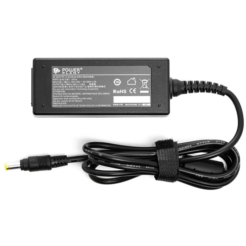 Блок питания PowerPlant для ноутбука HP 220V, 19V 30W 1.58A, 4.8х1.7мм (HP30F4817)