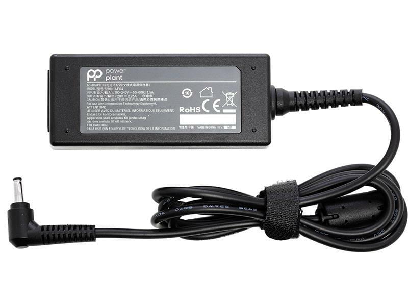 Блок питания PowerPlant для ноутбука Lenovo 220V, 20V 45W 2.25A, 4.0х1.35мм (IB45H4014)