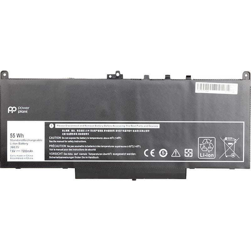 АКБ PowerPlant для ноутбука Dell Latitude E7270 (J60J5) 7.6V 7200mAh (NB441143)