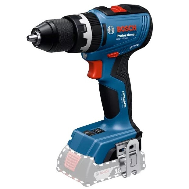Дрель-шуруповерт Bosch Professional GSB 18V-65 18В без АКБ и ЗУ (0.601.9N3.300)