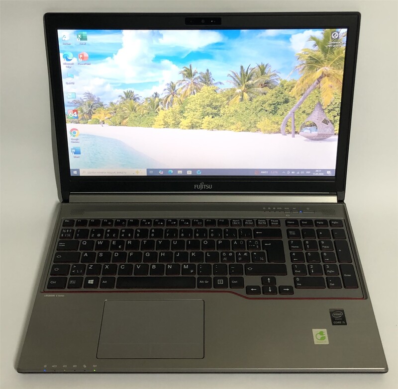 Ноутбук Fujitsu Lifebook E754 / 15.6" (1366х768) / i5-4210M / 8GB / 320GB HDD / Win10Pro - Б/в