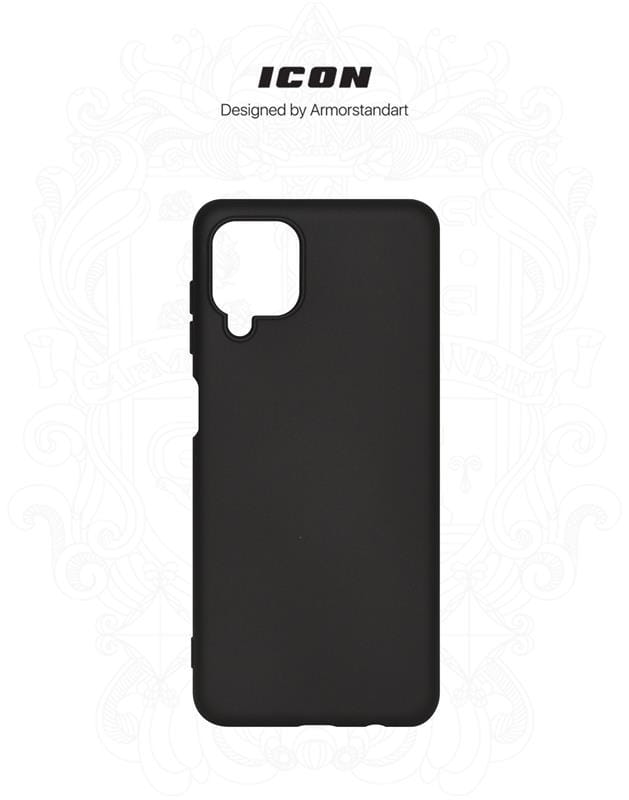 Чехол-накладка Armorstandart Icon для Samsung Galaxy A12 SM-A125/A12 Nacho SM-A127/M12 SM-M127 Black (ARM58225)