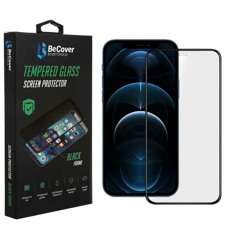 Защитное стекло BeCover для Apple iPhone 13 Mini Black (706665)