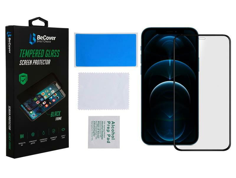Защитное стекло BeCover для Apple iPhone 13 Mini Black (706665)