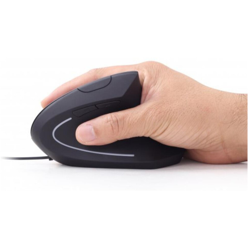 Миша Gembird MUS-ERGO-01 Black USB