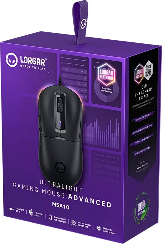 Мышь Lorgar Advanced MSA10 Wired USB Black (LRG-MSA10-BK)