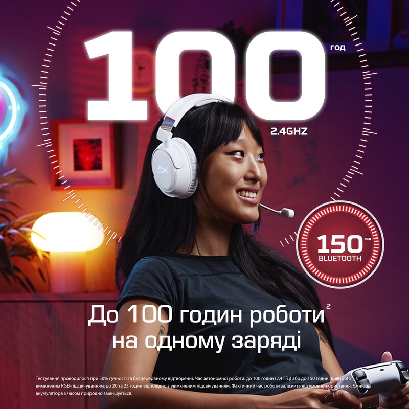 Bluetooth-гарнітура HyperX Cloud Flight 2 Wireless Black (B5VC4AA)