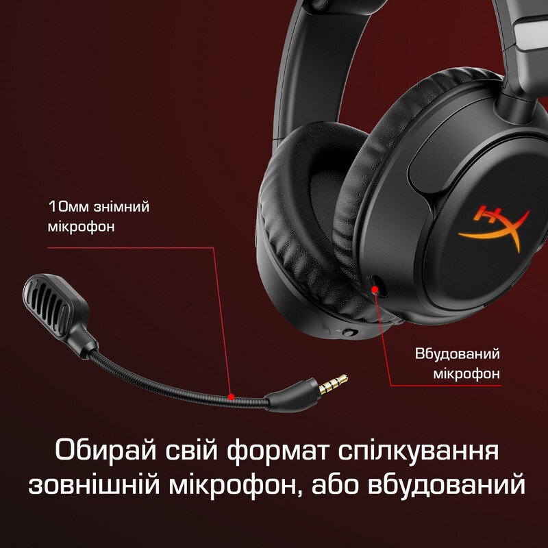 Bluetooth-гарнітура HyperX Cloud Flight 2 Wireless Black (B5VC4AA)