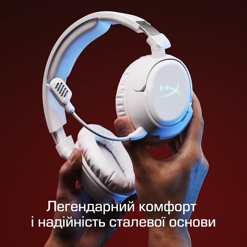 Bluetooth-гарнитура HyperX Cloud Flight 2 Wireless White (B5VC5AA)