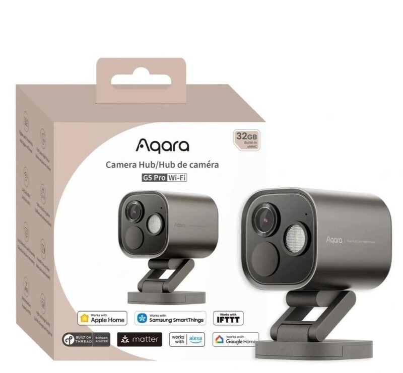 IP-камера Aqara Camera Hub G5 Pro Wi-Fi Grey (CH-C07D-G)