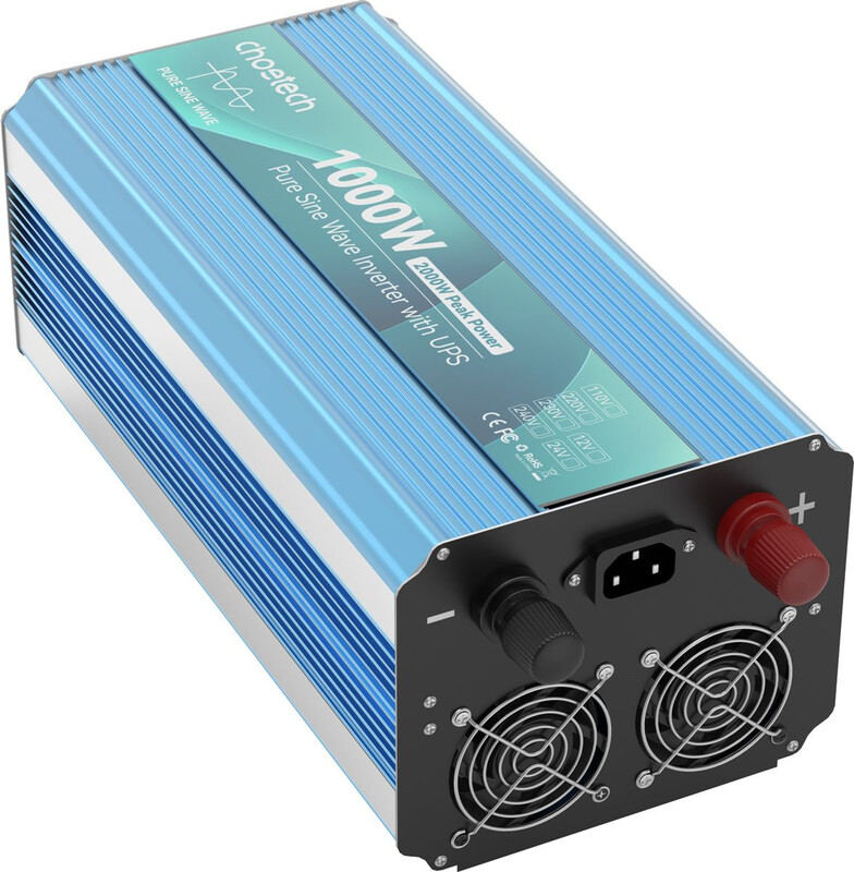 Автомобильный инвертор Choetech INV-C1000WUPS-EU 2000W