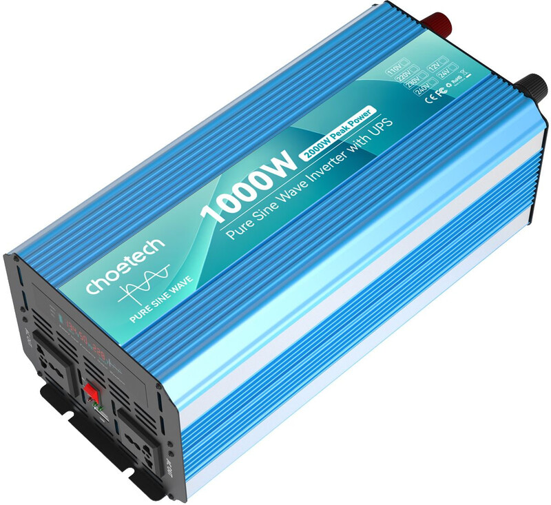 Автомобильный инвертор Choetech INV-C1000WUPS-EU 2000W