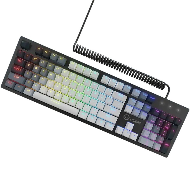 Клавіатура Lorgar Advanced Azar 514 Wired White (LRG-GK514W-UA)