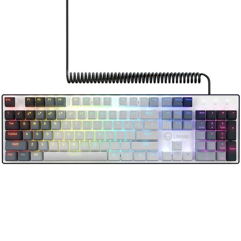 Клавіатура Lorgar Advanced Azar 514 Wired White (LRG-GK514W-UA)