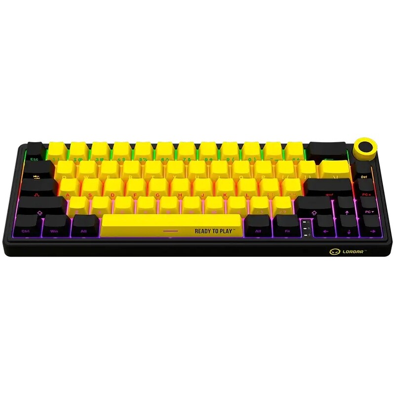 Клавіатура Lorgar Pro KBP70MW Wireless Yellow (LRG-KBP70MW-YL-US)