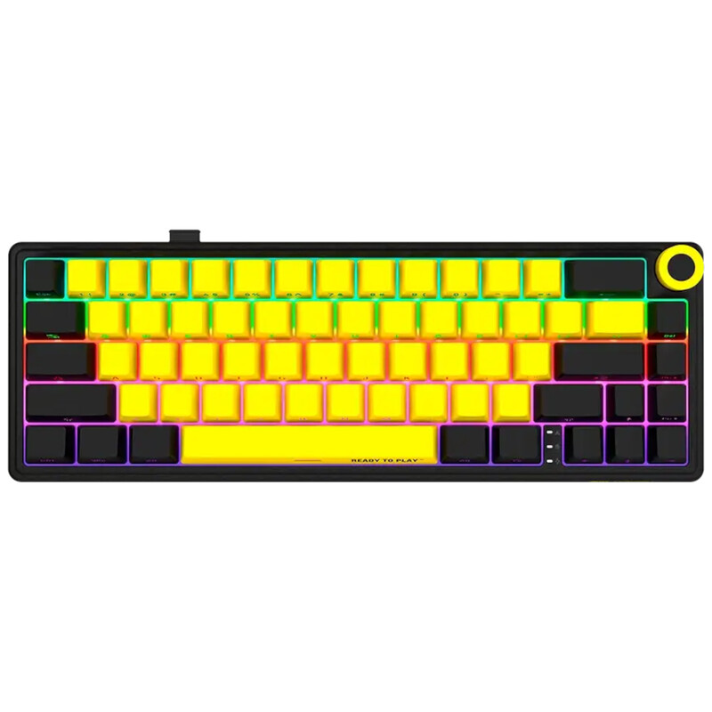 Клавіатура Lorgar Pro KBP70MW Wireless Yellow (LRG-KBP70MW-YL-US)