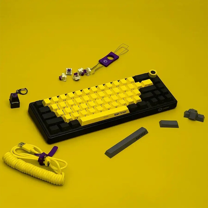 Клавіатура Lorgar Pro KBP70MW Wireless Yellow (LRG-KBP70MW-YL-US)