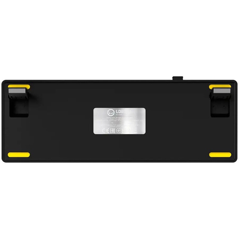 Клавіатура Lorgar Pro KBP70MW Wireless Yellow (LRG-KBP70MW-YL-US)