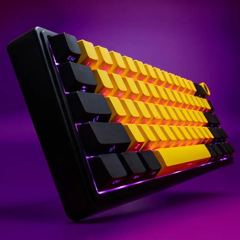 Клавіатура Lorgar Pro KBP70MW Wireless Yellow (LRG-KBP70MW-YL-US)