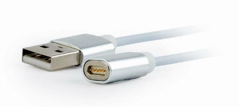 Кабель Cablexpert USB - Lightning + micro USB + USB Type-C (M/M), 1 м, серебристый (CC-USB2-AMLM31-1M)