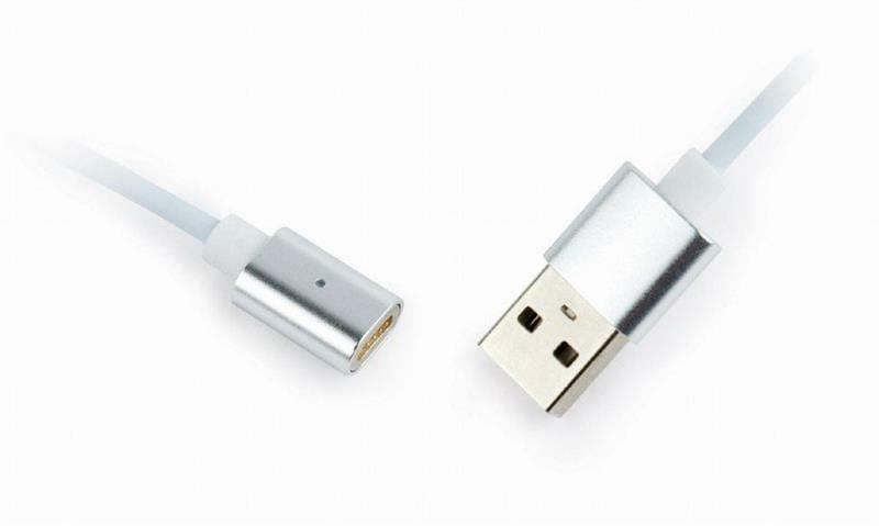 Кабель Cablexpert USB - Lightning + micro USB + USB Type-C (M/M), 1 м, серебристый (CC-USB2-AMLM31-1M)