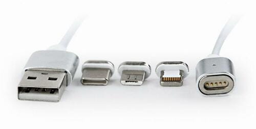 Фото - Кабель Cablexpert   USB - Lightning + micro USB + USB Type-C , 1 м, срі (M/M)
