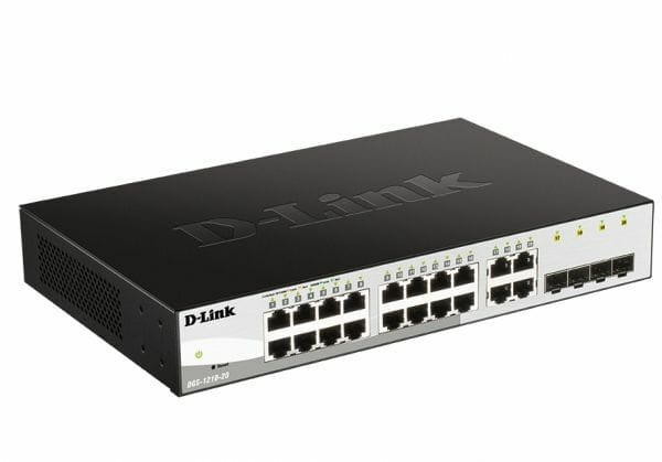 Коммутатор D-Link DGS-1210-20/FL 16xGE, 4SFP/GE Webmart