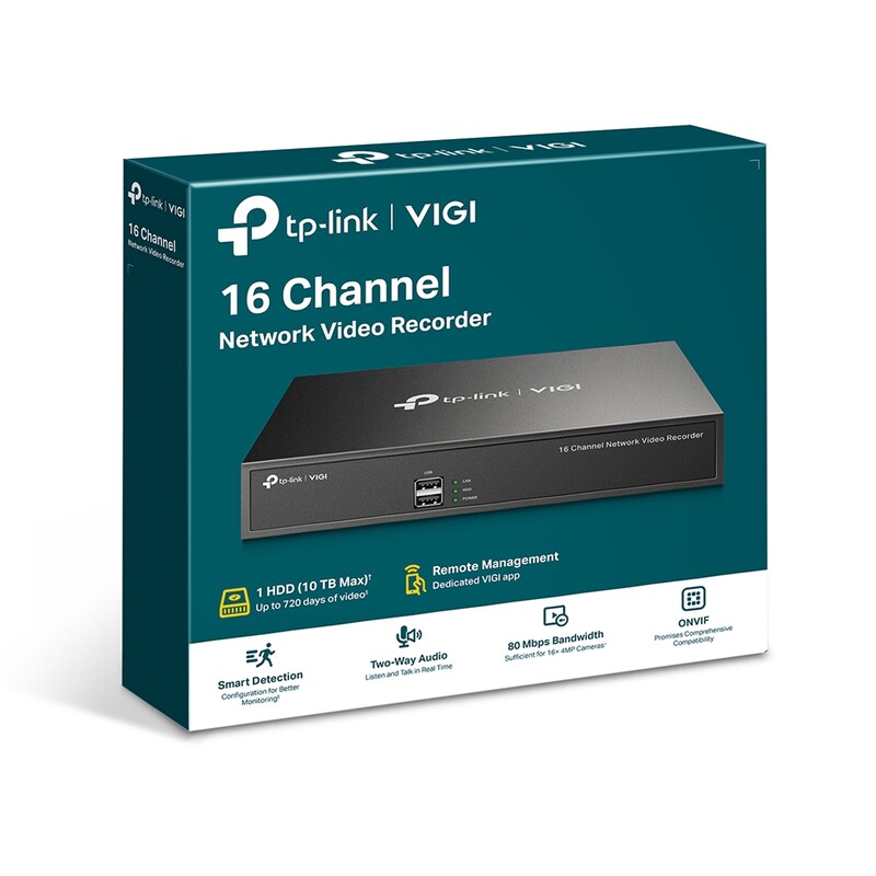 Відеореєстратор TP-Link VIGI NVR1016H