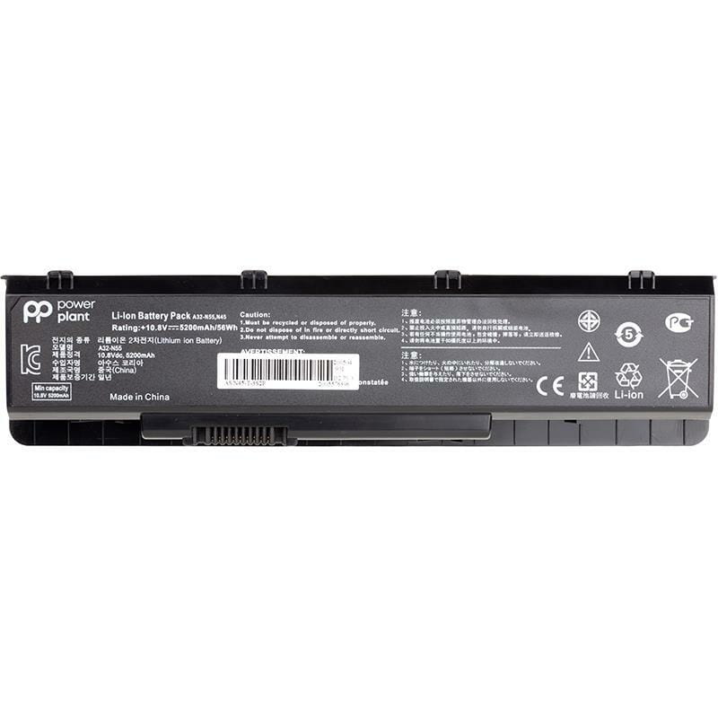 АКБ PowerPlant для ноутбука Asus N55 Series (A32-N55) 10.8V 5200mAh (NB431106)