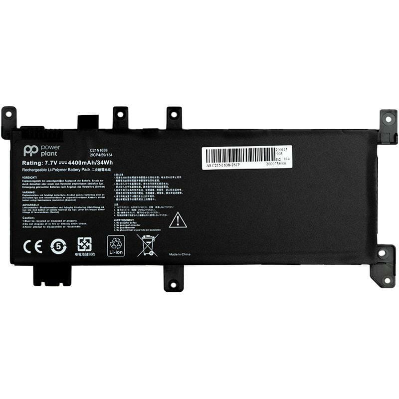 АКБ PowerPlant для ноутбука Asus VivoBook A480U (C21N1638) 7.7V 4400mAh (NB431076)