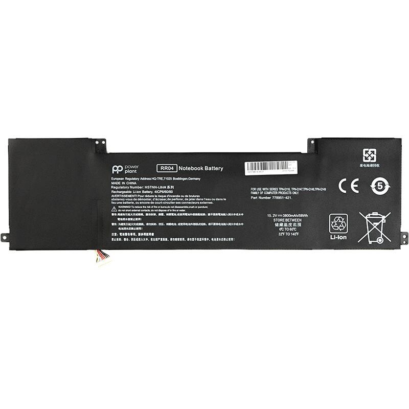 АКБ PowerPlant для ноутбука HP Omen 15 15-5014TX (RR04) 15.2V 58Wh (NB461332)