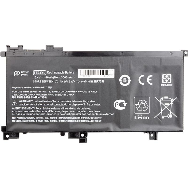 АКБ PowerPlant для ноутбука HP Omen 15 AX200 (HSTNN-DB7T, TE04) 15.4V 3000mAh (NB461462)