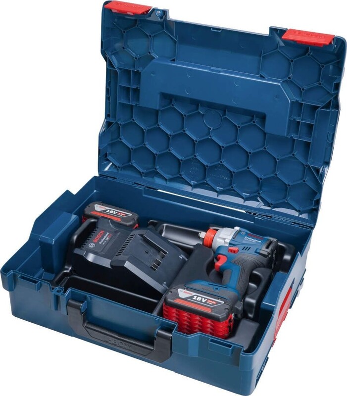 Гайковерт Bosch Professional GDX 18V-285 18В 2x4Аh (0.601.9N2.102)