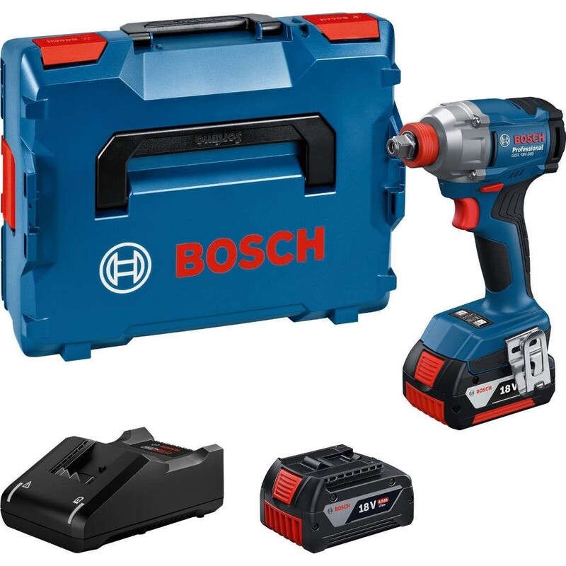 Гайковерт Bosch Professional GDX 18V-285 18В 2x4Аh (0.601.9N2.102)