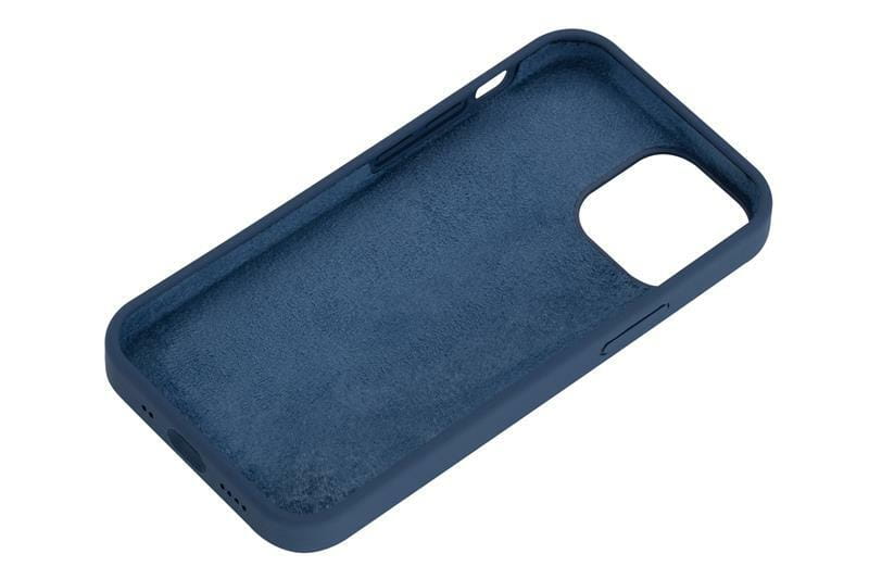 Чохол-накладка 2E Liquid Silicone для Apple iPhone 13 mini Cobalt Blue (2E-IPH-13MN-OCLS-CB)