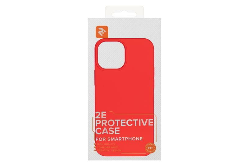 Чeхол-накладка 2E Liquid Silicone для Apple iPhone 13 mini Red (2E-IPH-13MN-OCLS-RD)